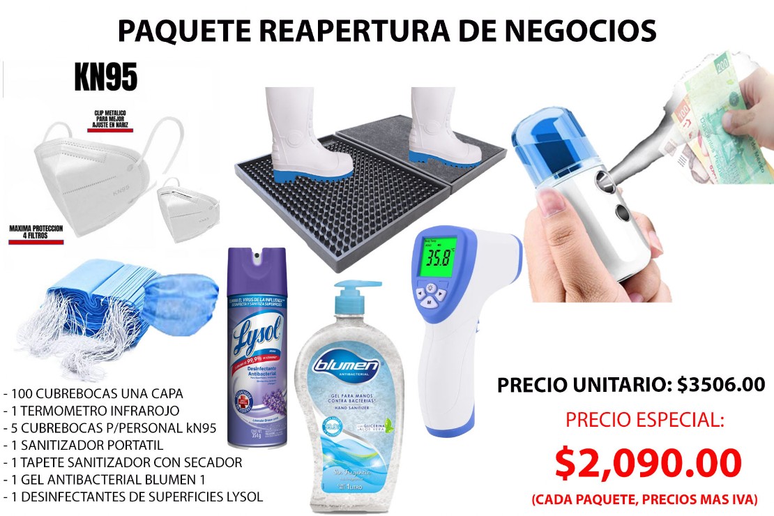 paquete reapertura de negocios paquete re apertura de negocios